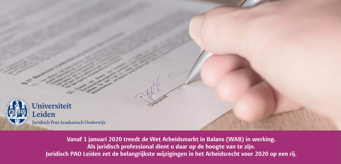 De belangrijkste wijzigingen in het Arbeidsrecht voor 2020