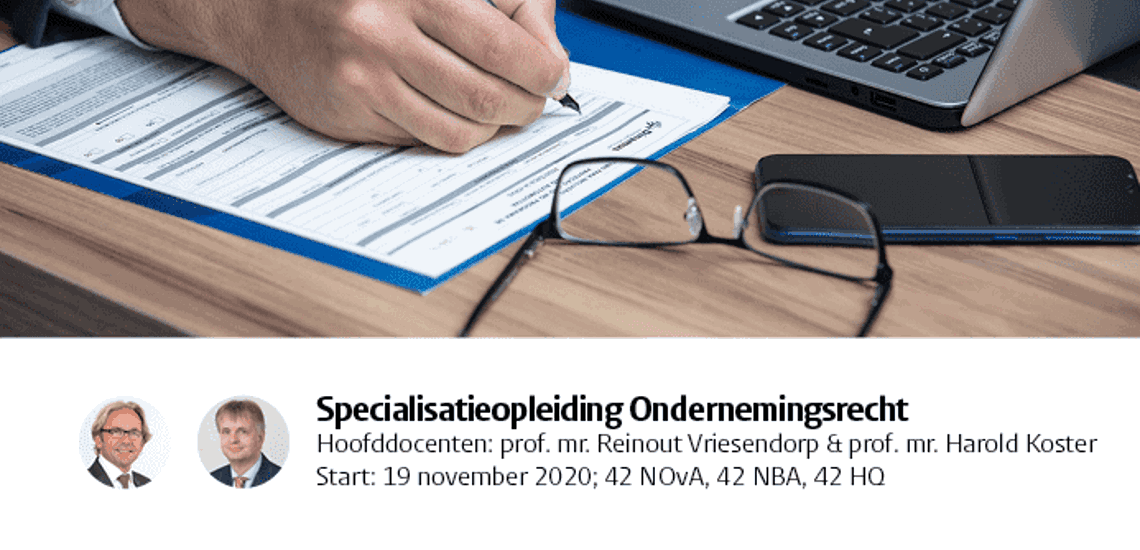 aankondiging specialisatieopleiding ondernemingsrecht jpao